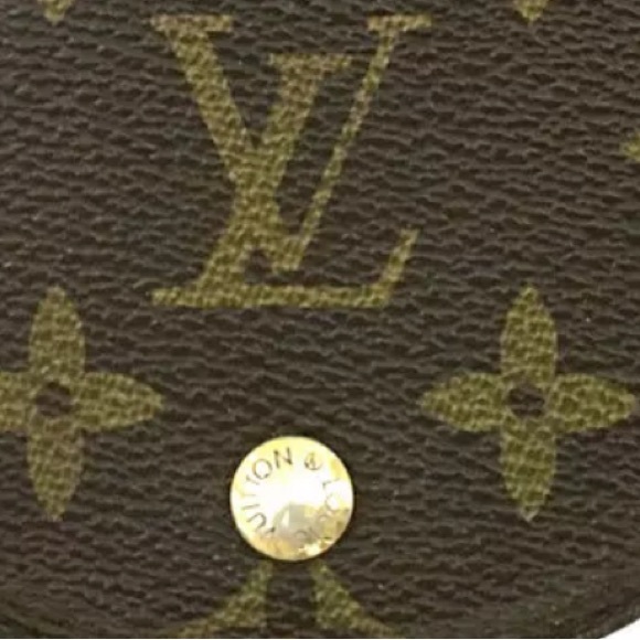 Authentic Louis Vuitton Monogram Porte Monnaie Gousset Coin Purse wallet - Picture 9 of 9